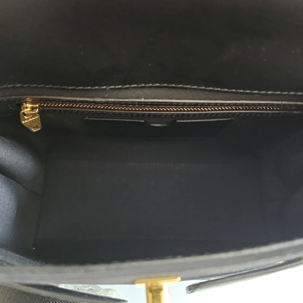 Balmain B-Buzz 23 Top Handle Bag Black - Picture 7 of 10